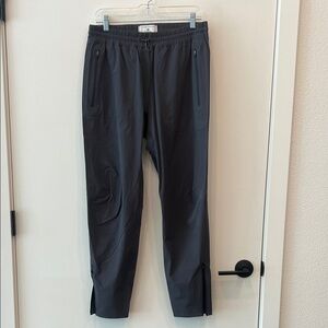 Reigning Champ Men's Gray Active Zip-Hem Pants
